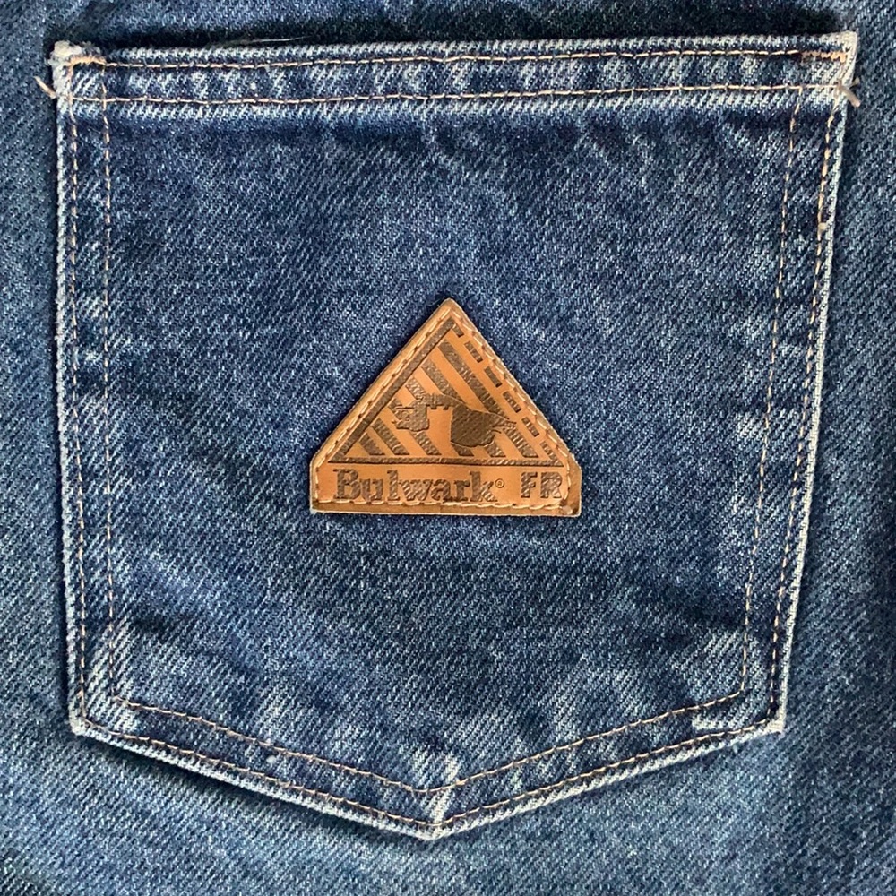 Vintage Bulwark Fire Resistant Jeans straight leg 38 short